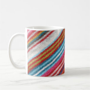 Taza De Café Tejidos de lana rayada: acogedores, elegantes