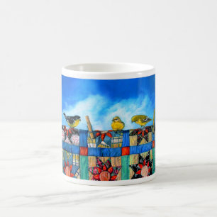 Taza De Café tela 11 x 14 de los pinzones n para 16 x 20