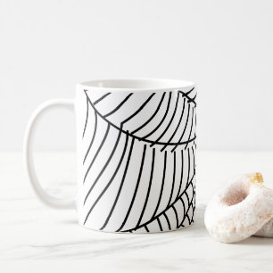 Taza De Café Tela de Araña en Blanco y Negro
