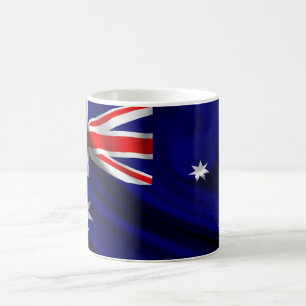 Taza De Café Tela de la bandera de Australia