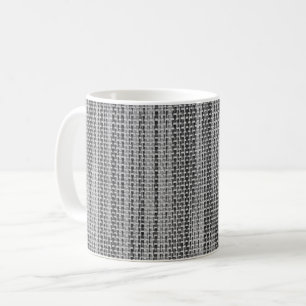 Taza De Café Tela de tela de tela gris 2