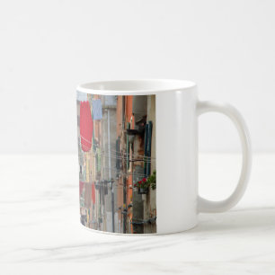 Taza De Café Telas En Venecia Italia