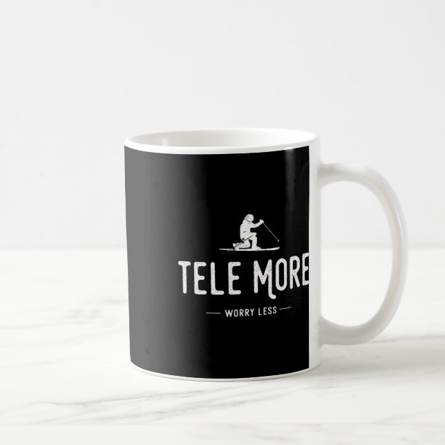 Taza De Café Tele Más Preocupación Menos (Derecha)