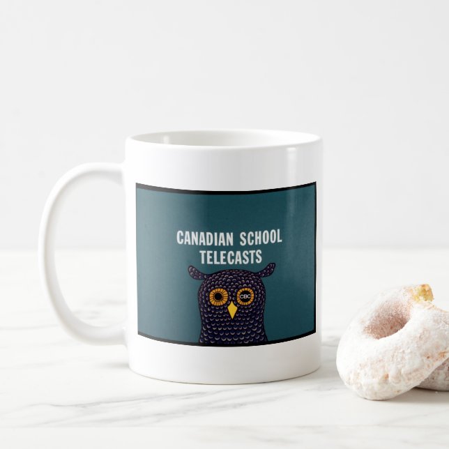 Taza De Café Telecomunicaciones escolares de Canadá (Con donut)