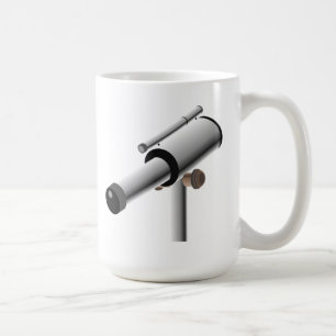 Taza De Café Telescopio de la ciencia de la astronomía