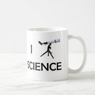 Taza De Café Telescopio de la ciencia del amor