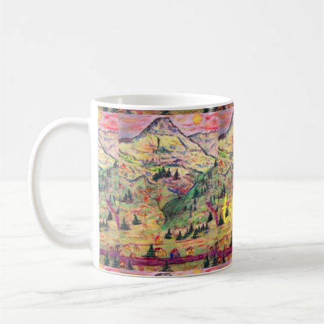Taza De Café Telururo Colorado (Izquierda)