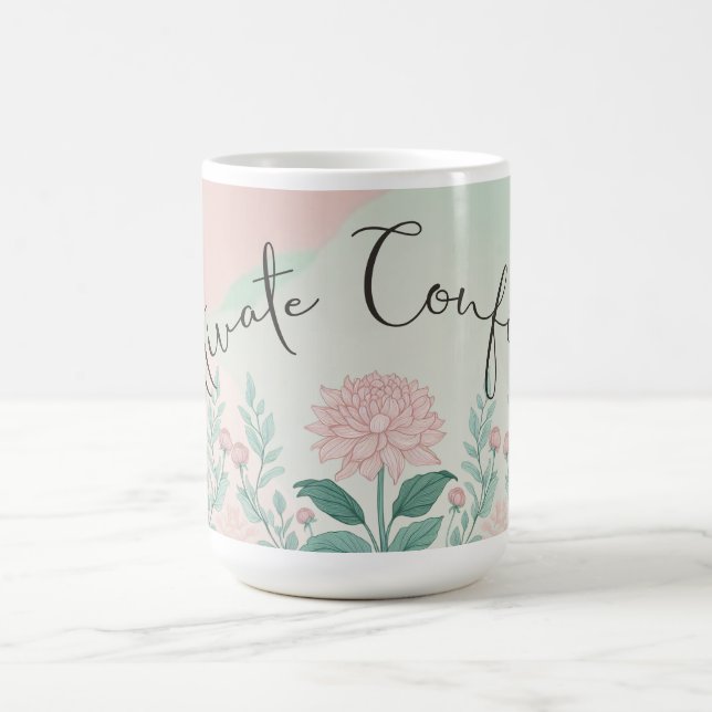 Taza De Café Tema de confianza de cultivo (Centro)