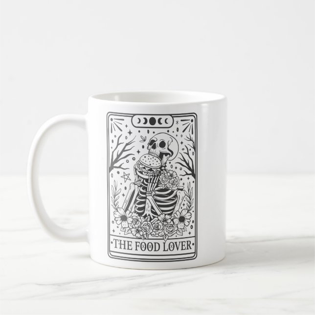 Taza De Café Tema de Food Lover Tarot (Izquierda)