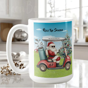 Taza De Café Tema de Golf Rizz la Temporada 67 Nombre
