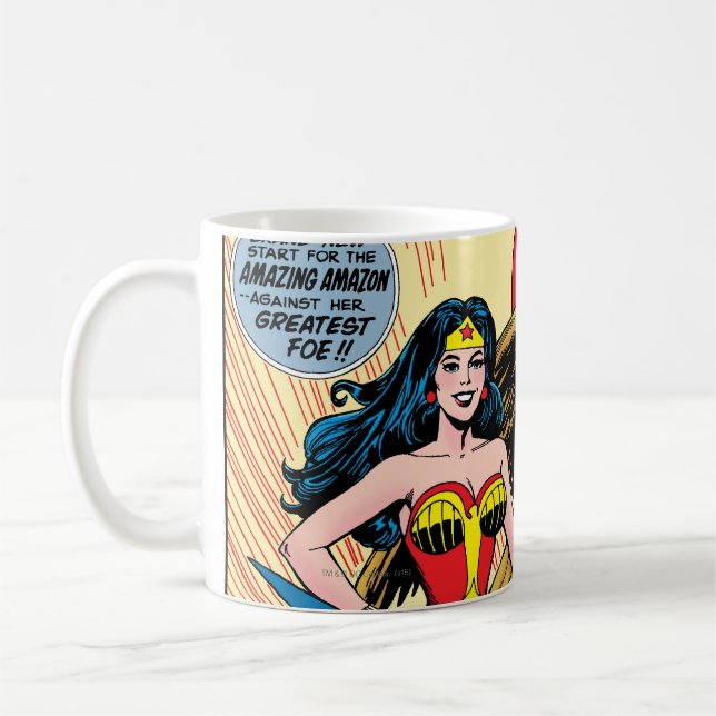 Taza De Café Tema De La Mujer Maravilla #272 (Izquierda)