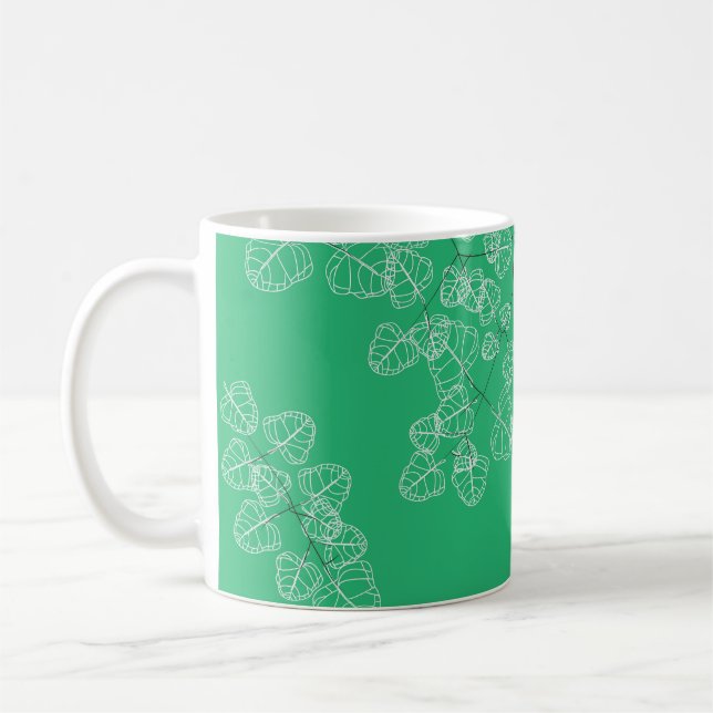 Taza De Café Tema de la naturaleza 02 (Izquierda)