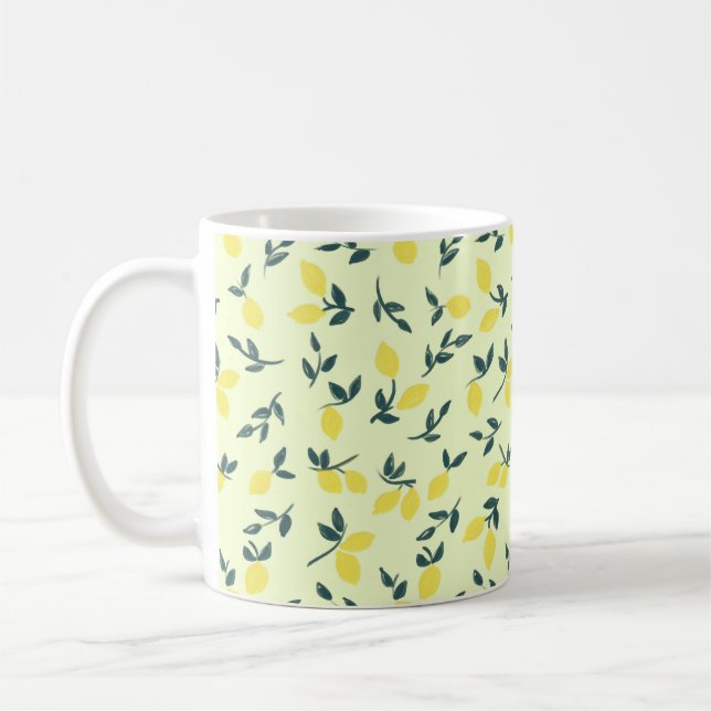 Taza De Café Tema de limón (Izquierda)