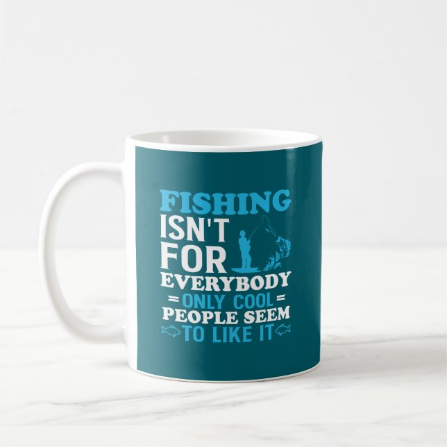 Taza De Café Tema de pesca  (Izquierda)
