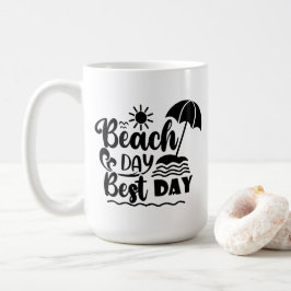 Taza De Café Tema de vacaciones de verano