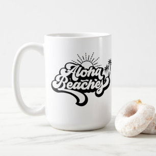 Taza De Café Tema de vacaciones de verano