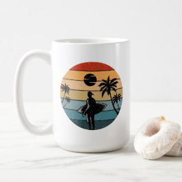 Taza De Café Tema de vacaciones de verano
