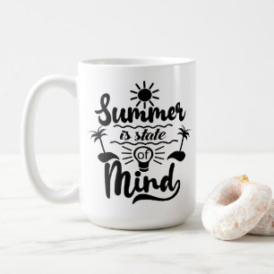 Taza De Café Tema de vacaciones de verano