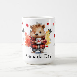 Taza De Café Tema del Día de Canadá