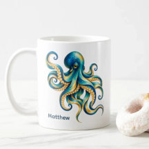 Tema del Océano | Pulpo | Personalizado