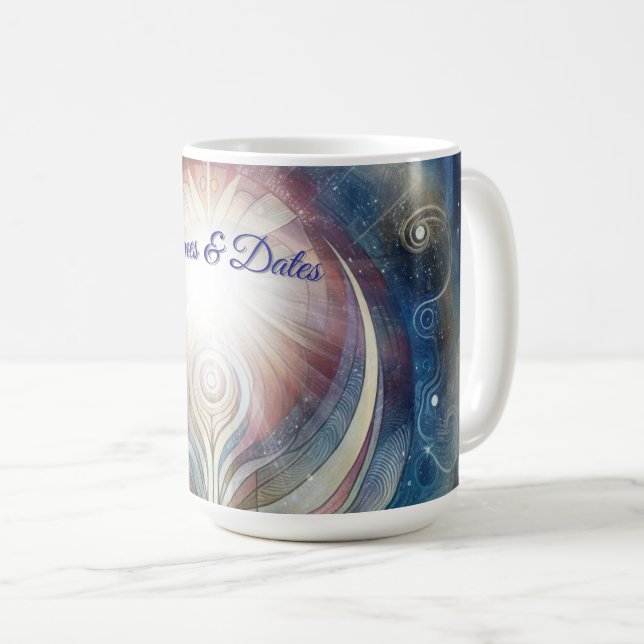 Taza De Café Temas metafísicos de fantasía espiritual (Anverso derecho)
