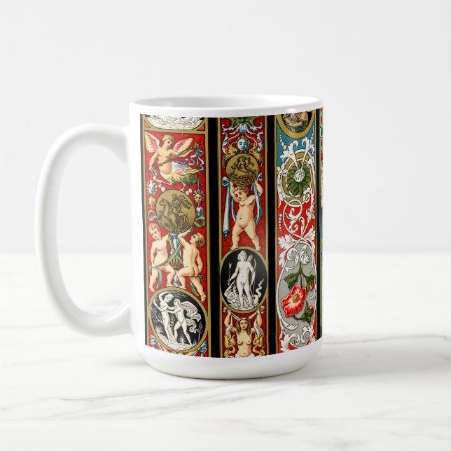 Taza De Café Temas y tejidos renacentistas (Izquierda)