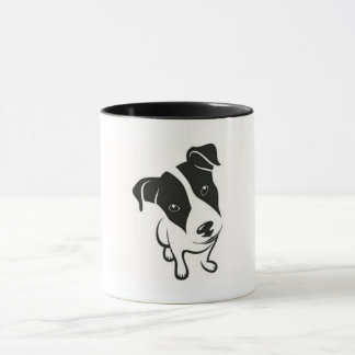 Taza de café temática de Jack Russell