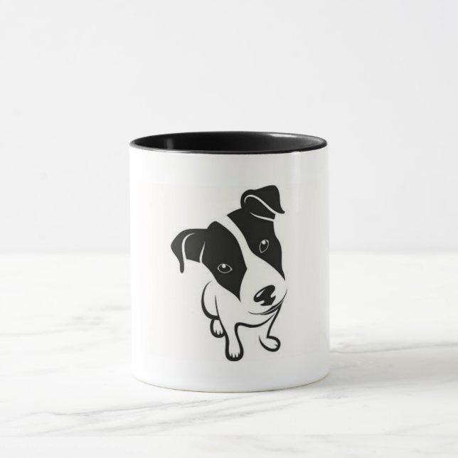 Taza de café temática de Jack Russell (Centro)