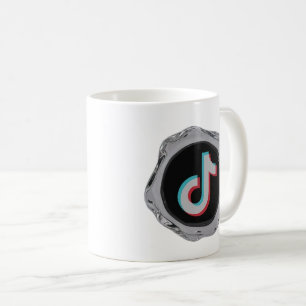 Taza de café temática TikTok para amantes de las r