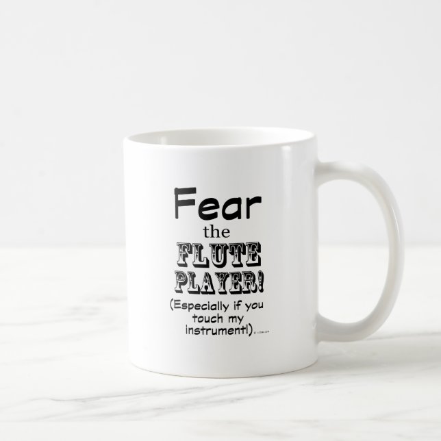 Taza De Café Temer Al Jugador De Flauta (Derecha)