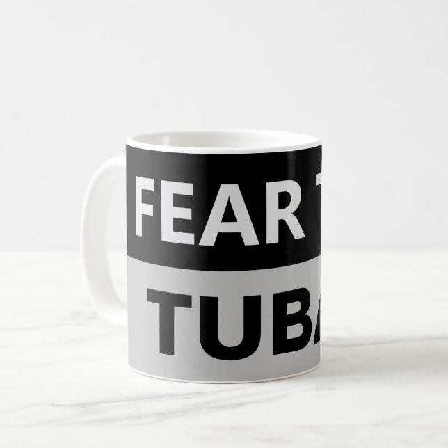 Taza De Café TEMER EL Músico TUBAS Mug (Anverso izquierdo)