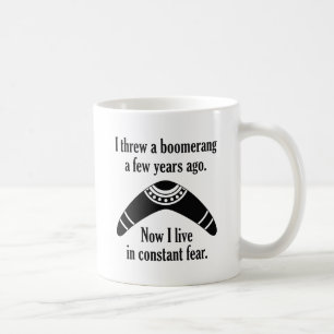 Taza De Café Temor constante de boomerang