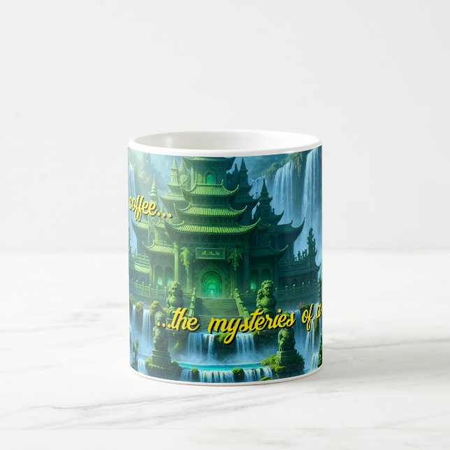 Taza De Café Temple Castle of the Secret Jade Throne (Centro)
