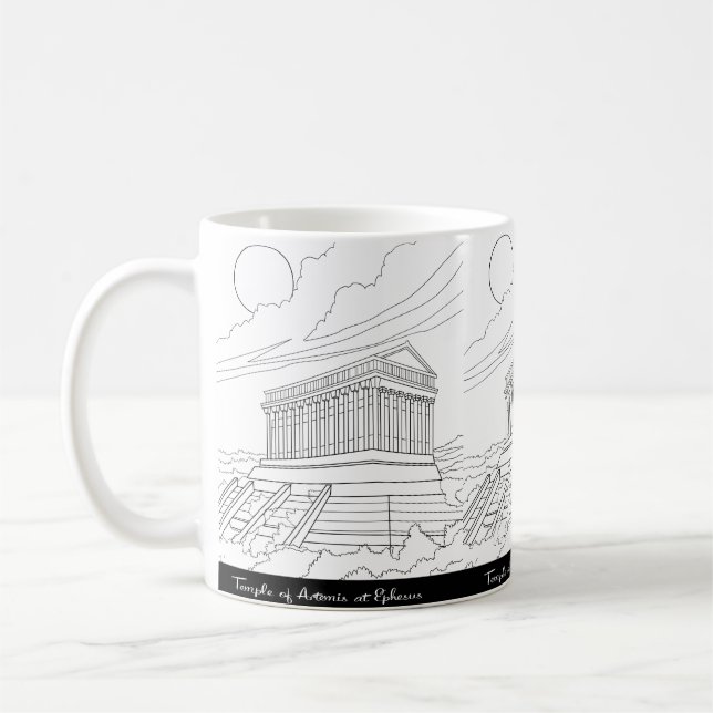 Taza De Café Templo de Artemis Mug (Izquierda)