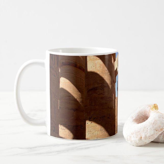 Taza De Café Templo de Karnak - Luxor, Egipto (Con donut)