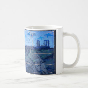 Taza De Café Templo de Poiseidon en Sounio
