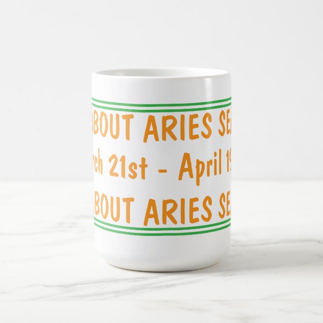 Taza De Café Temporada de Aries (Centro)