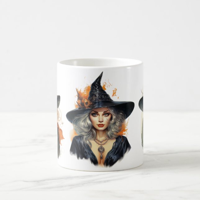 Taza De Café Temporada de bromista de brujas de Halloween (Centro)