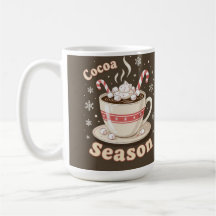 Temporada de cacao caliente navidad feliz navidad