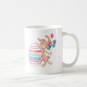 Taza De Café Temporada de caza de conejos, Pascua