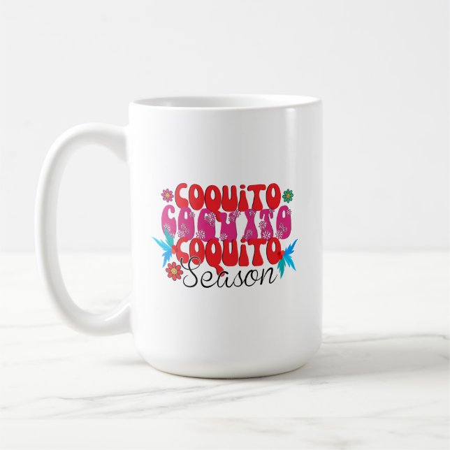 Taza De Café Temporada de Coquito, Día Nacional del Coquito (Izquierda)