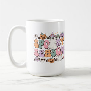 Taza De Café Temporada de fantasmas de Halloween