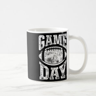 Taza De Café Temporada de fútbol del Día del Juego Gracioso Hom