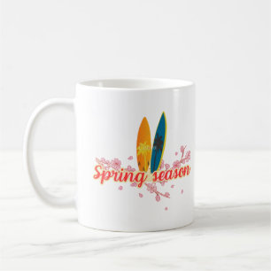 Taza De Café Temporada de primavera/colores primavera/salto de
