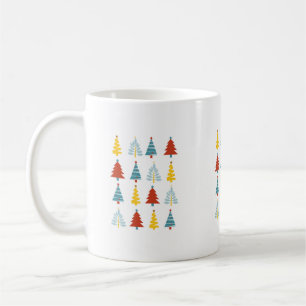 Taza De Café Temporada de vacaciones, Feliz Navidad, Árbol de N