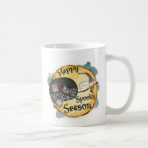 Taza De Café Temporada feliz de fantasía Camping de Halloween