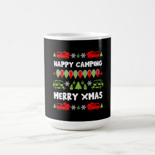 Taza De Café Temporada feliz de Navidades de Caravana