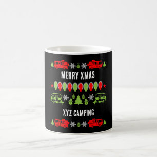 Taza De Café Temporada feliz de Navidades de Caravana