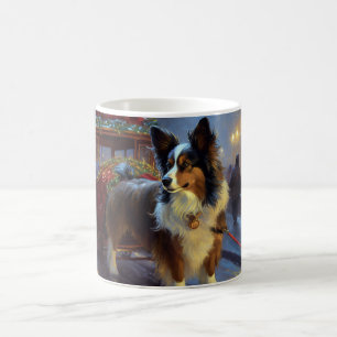 Taza De Café Temporada Festiva de Navidad Papillon