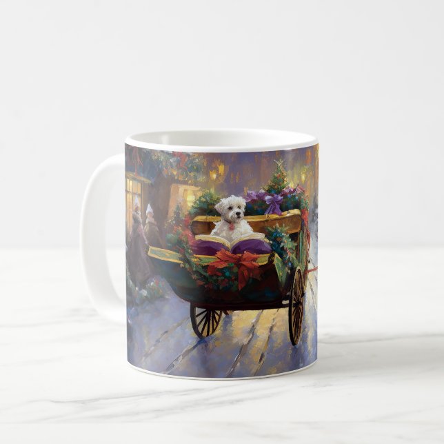 Taza De Café Temporada festiva de Navidades malteses (Anverso izquierdo)
